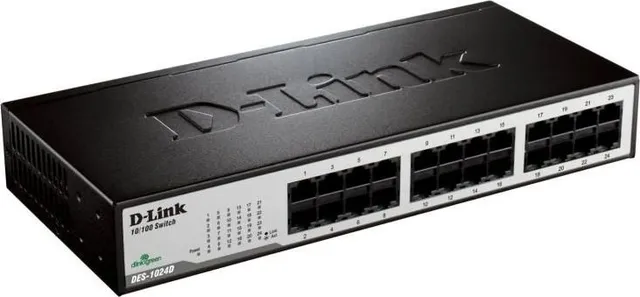 Switch D-Link DES-1024D, 24 porturi 10/100 Mbps