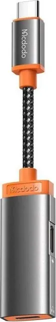 Adaptor Mcdodo Oryx Series, Type-C la Dual Type-C PD, 60W (audio + incarcare), Negru