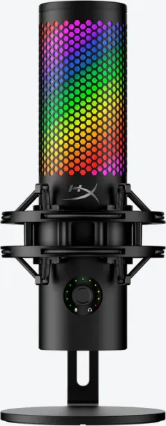 Microfon HyperX QuadCast 2 S, tip Cardioid, USB, LED backlight