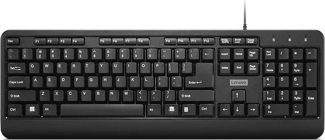 Tastatura Lenovo 160, USB, Negru, EN US