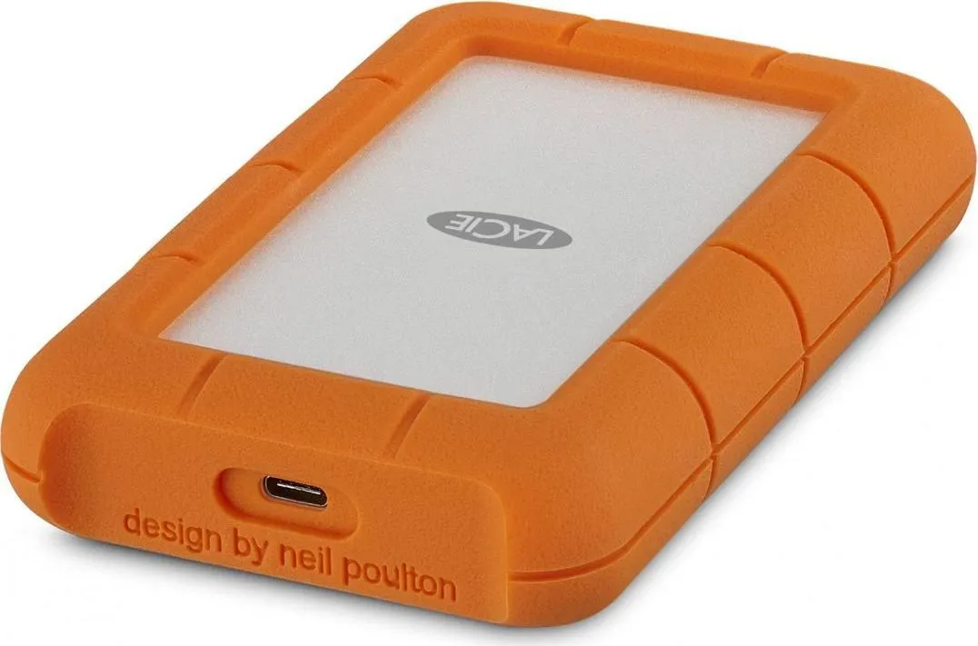 HDD Extern Lacie Rugged, 1TB, Argintiu, USB 3.0