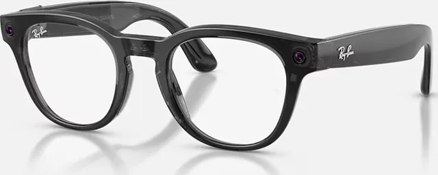 Ray-Ban Meta Scriber Optics Gen 2 Universal Fit Shiny Transparent Black Demo Lens 49-22