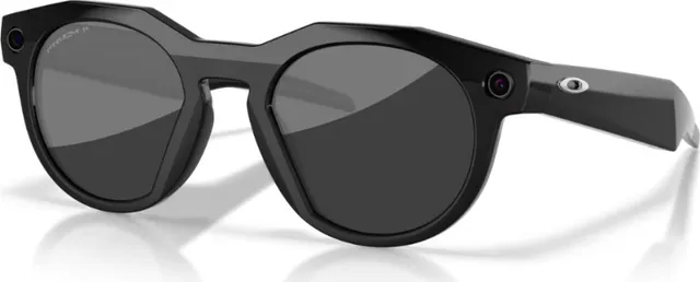 Oakley Meta HSTN AI Glasses Black Frame Prizm Black Polarized Lenses Wide - High Bridge Fit