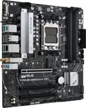 Placa de baza Asus Prime B650M-A WIFI AM5, 4x DIMM Slots, DDR5 6400MHz, PCIe Gen 4 — Resigilat
