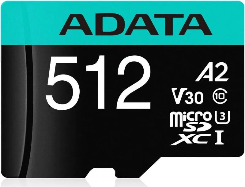 Card de Memorie MicroSDXC Adata 512GB, Adaptor SD, Class 10