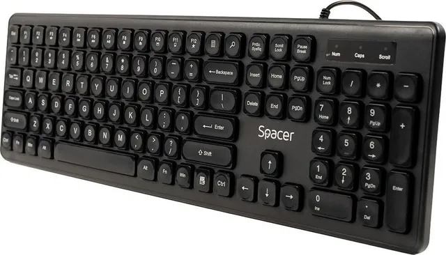Tastatura Spacer SPKB-LWP-03, USB, Negru