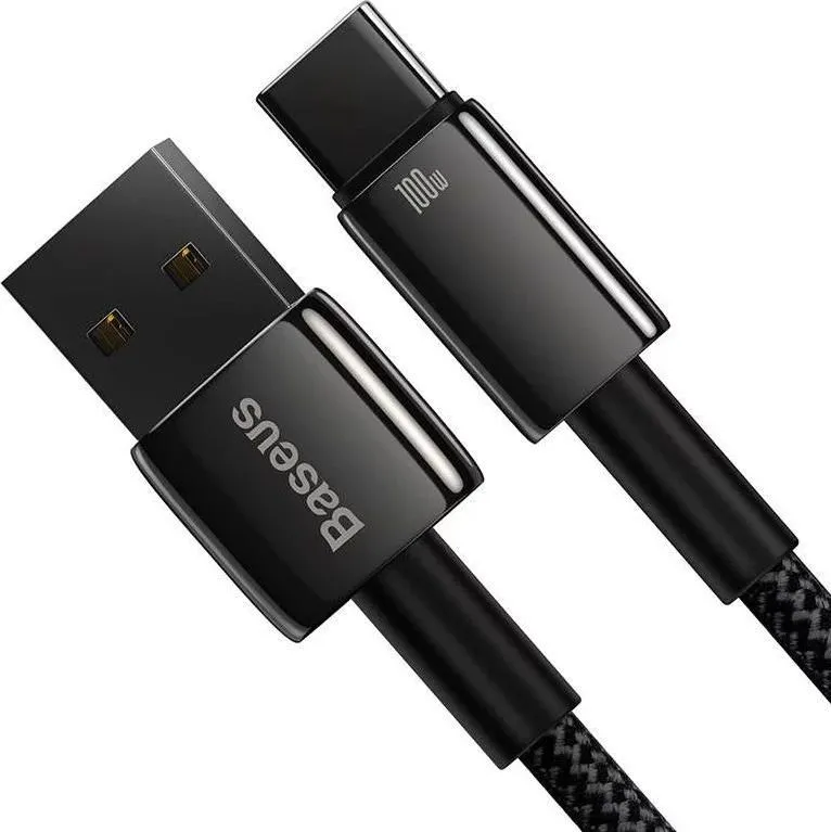 Cablu alimentare si date Baseus, Fast Charging Data Cable pt. smartphone, USB la USB Type-C (T), 100W, 480Mbps