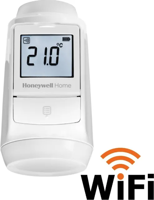 Cap termostatic de radiator cu afisaj digital, Honeywell HR93EE, comunica wireless cu Evohome