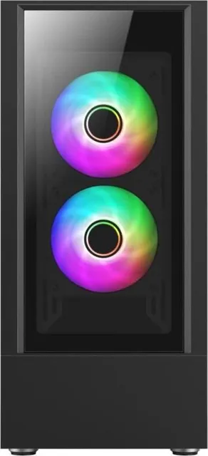 Carcasa Alphagear Tempest Glass ARGB, Mid Tower, Transparent