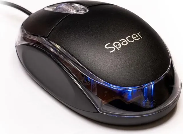 Mouse Spacer SPMO-080, 800 dpi, negru
