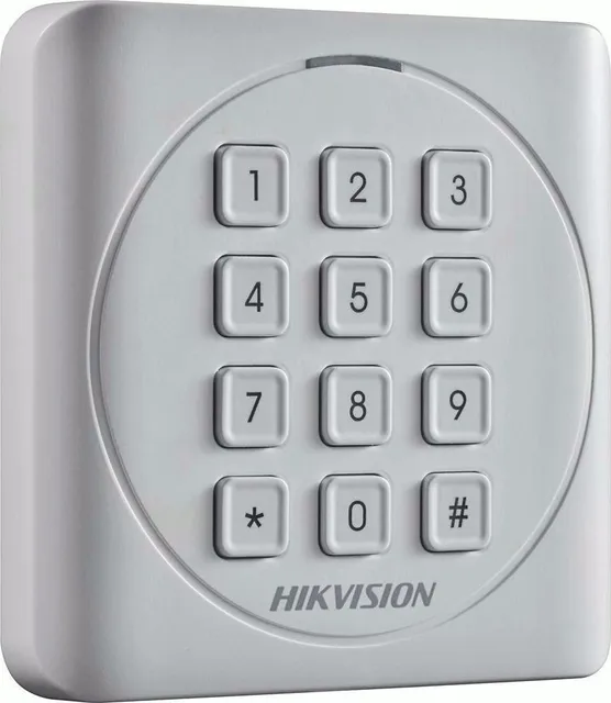 Cititor card cu tastatura Hikvision DS-K1801MK, citeste carduri Mifare 13.56MHz