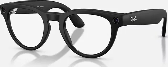 Ray-Ban Meta Headliner Gen 2 High Bridge Fit Matte Black Clear Blue-Violet Light Filter 50-23