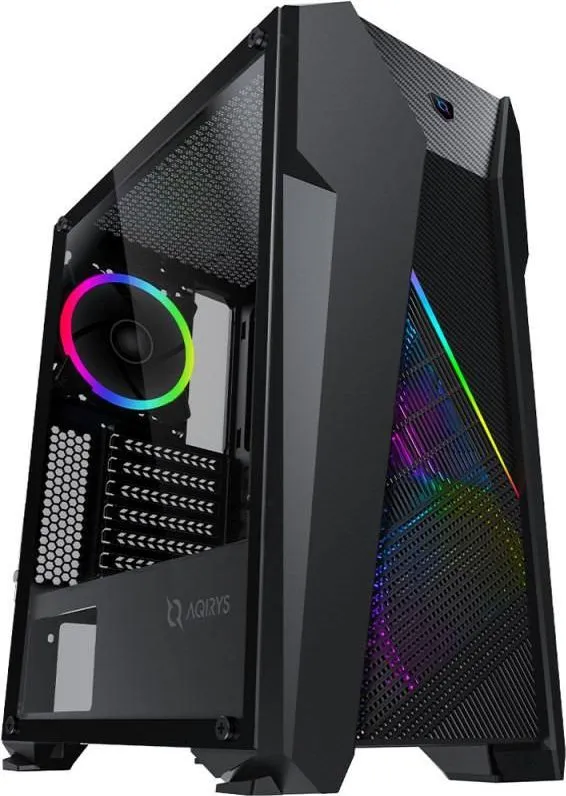 Carcasa Aqirys Canopus, RGB, Mid Tower, Black