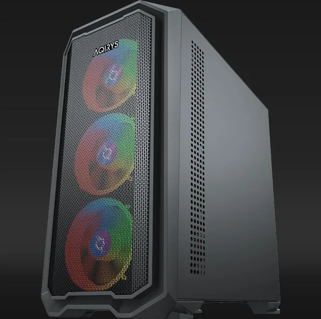 Carcasa Aqirys Wezen, RGB, Mid Tower, Black