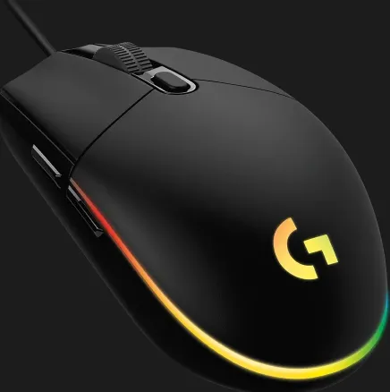 Mouse Gaming Logitech G203 Lightsync, 8000 dpi, Negru