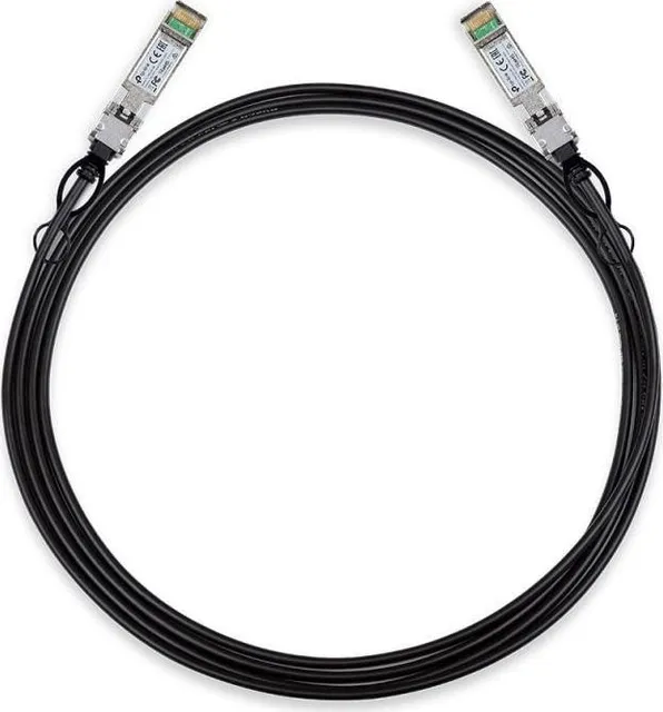 Cablu TP-Link TL-SM5220-3M, SFP+/ SFP+, 3 m, Negru