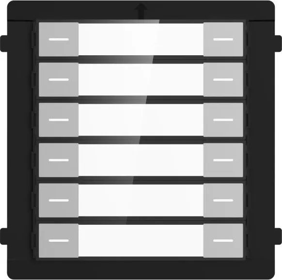 Modul de extensie videinterfon cu 12 butoane de apelare Hikvision DS-KD- K12
