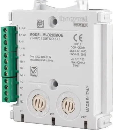 Honeywell Morley-IAS Modul 2 intrări si 1 ieșire MI/D2ICMOE, cu izolator