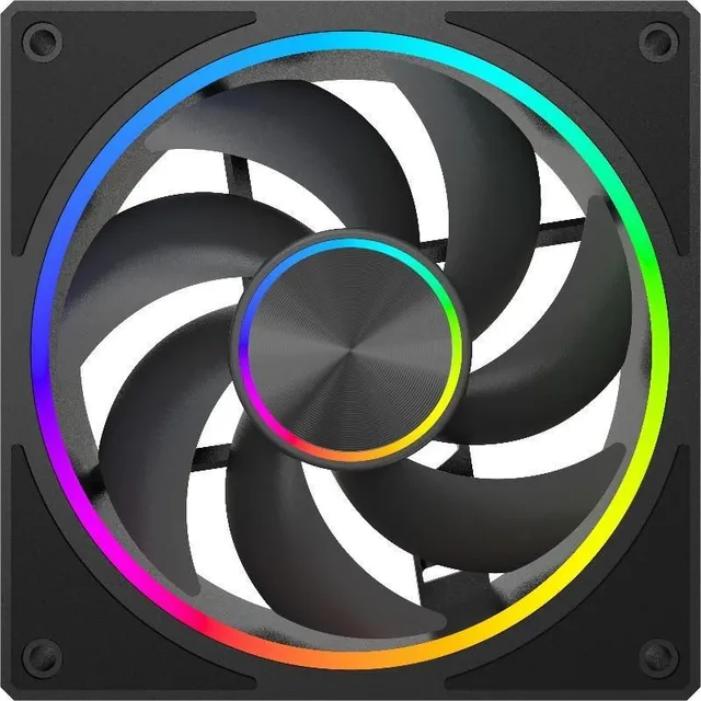 Ventilator Carcasa Alphagear Radiant ARGB, 12 cm, RGB