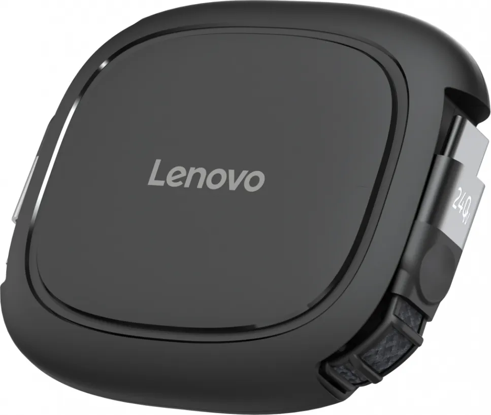 Cablu Lenovo 240W USB-C Retractable, Negru