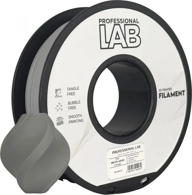PROF. LAB 3D Filament 1KG PLA META GRAY