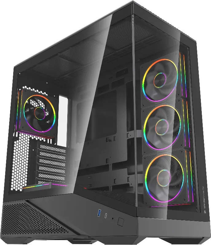 Carcasa Alphagear Spectre, Mid Tower, Black