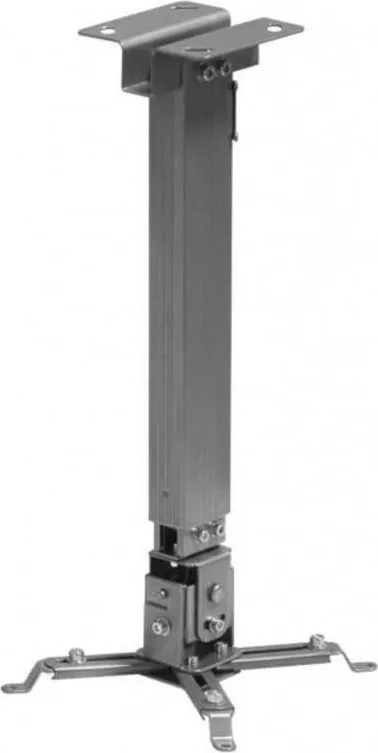 Suport de tavan telescopic Sopar Tapa Silver 23056, inaltime reglabila intre 43-65 cm, suporta pana la 12 kg