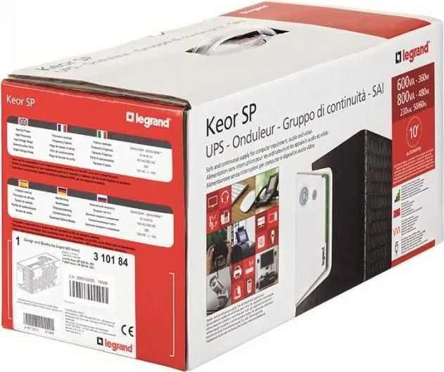 UPS Legrand KEOR SP 1000, 600W, USB, Tower