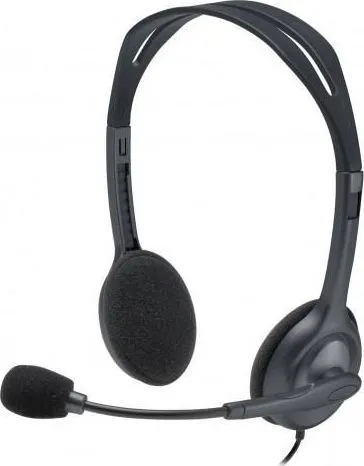 Casti Head-band Logitech H111, Wired, Negru
