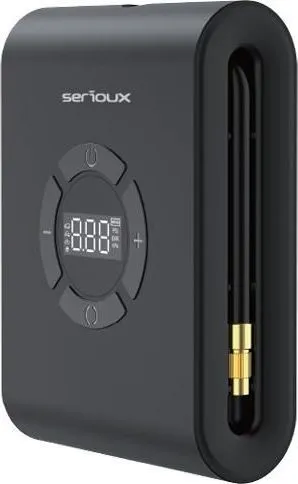 Starter auto cu compresor de aer Serioux, interval de presiune reglabil 3~150PSI/0, 2~9, 9BAR/20~990KPA