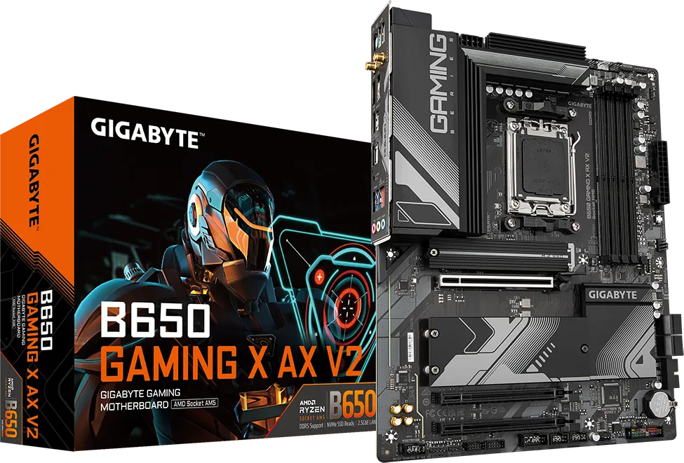 Placa de baza Gigabyte B650 Gaming X AX V2 AM5, 4x DDR5, 1x DP 1x HDMI, 2x PCIE x16, 3x M.2 — Resigilat