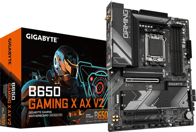 Placa de baza Gigabyte B650 Gaming X AX V2 AM5, 4x DDR5, 1x DP 1x HDMI, 2x PCIE x16, 3x M.2 — Resigilat