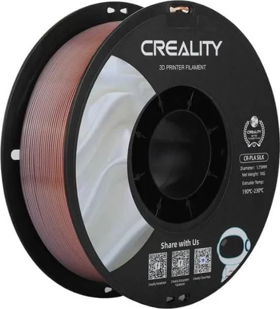 Creality PLA 3D Printer Filament, silk Rainbow