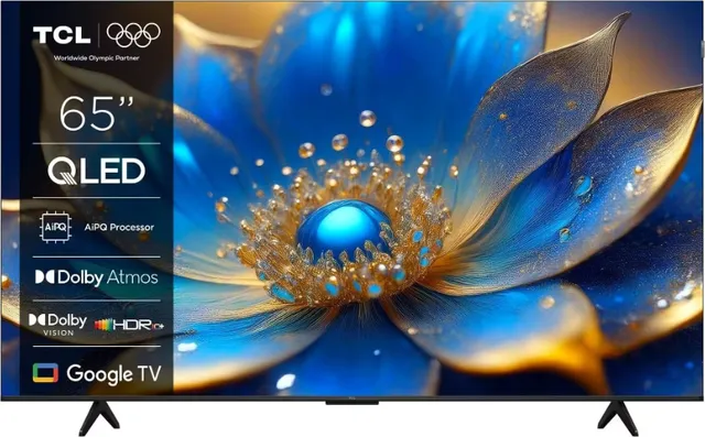 Televizor QLED Smart TCL 65P71K, 164 cm, 4K, Google TV, Clasa E