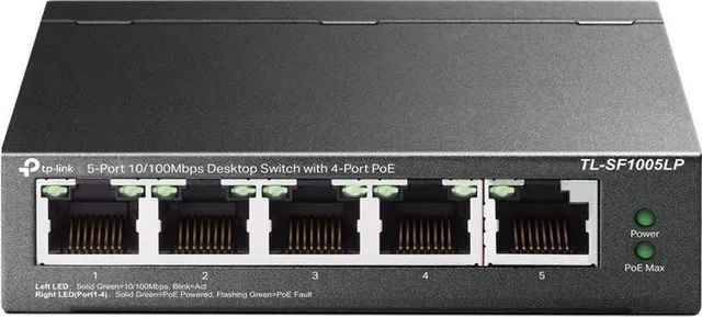 Switch TP-LINK TL-SF1005LP, 5 Port, 10/100 Mbps