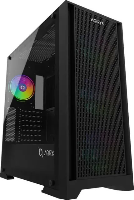Carcasa Aqirys Avior, Mid Tower, Black