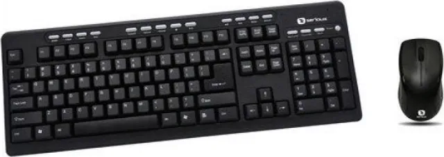 Kit tastatura + mouse Serioux MKM5500, cu fir, multimedia, negru, USB