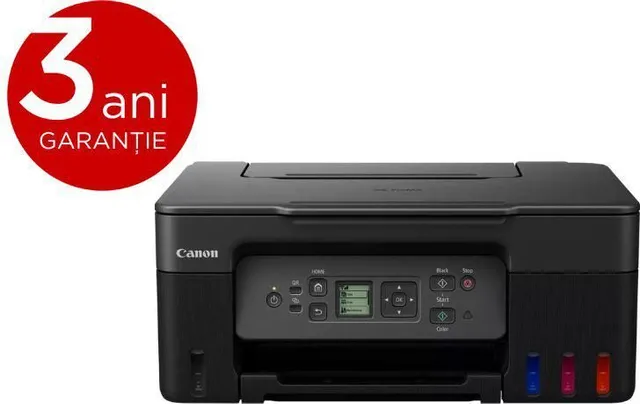 "Multifunctional inkjet color CISS Canon Pixma G3470 Black, dimensiune A4(Printare, Copiere, Scanare)