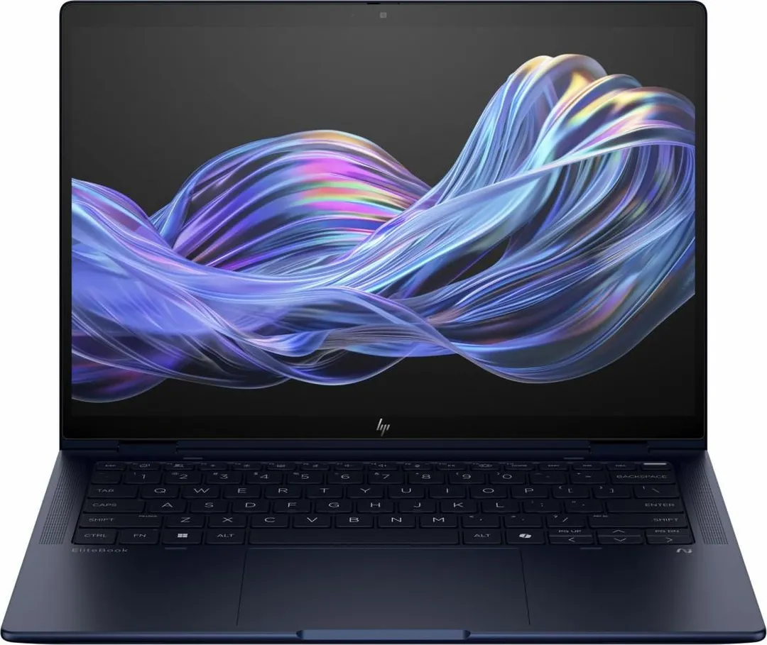 Laptop Business HP EliteBook X Flip G1i, cu procesor Intel Core Ultra 5 228V, 14'' IPS, 32 GB LPDDR5x, 1 TB