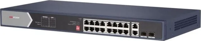 Switch Hikvision DS-3E0520HP-E, 16-port, PoE