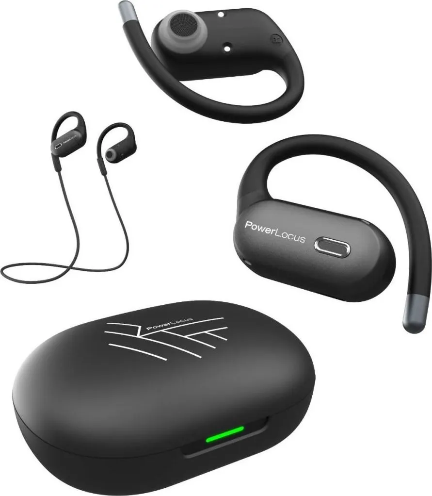 Casti PowerLocus Move, Wireless, Negru