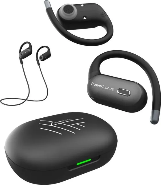 Casti PowerLocus Move, Wireless, Negru