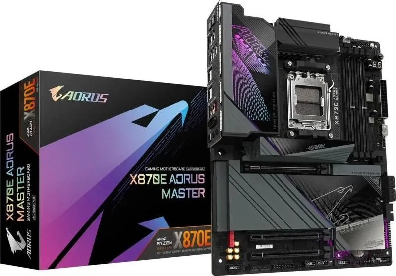 Placa de baza Gigabyte X870E Aorus Master, Socket AM5, DDR5, ATX