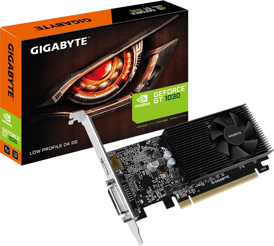 Placa video Gigabyte GeForce GT 1030 Low Profile, 2GB DDR4, PCI Express 3.0, 64bit