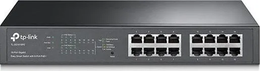 Switch TP-Link TL-SG1016PE, 16 port, 10/100/1000 Mbps