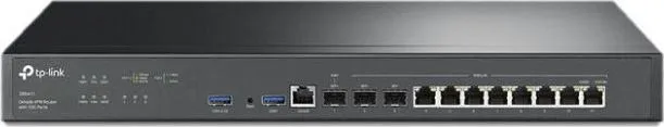 "Omada VPN Router with 10G Ports PORT: 1× 10G SFP+ WAN Port, 1× 10G SFP+ WAN/LAN Port