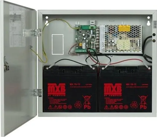 Sursa de alimentare pentru sisteme de detectie incendiu 24V/10A in cutie metalica Merawex ZSP100-10A-18