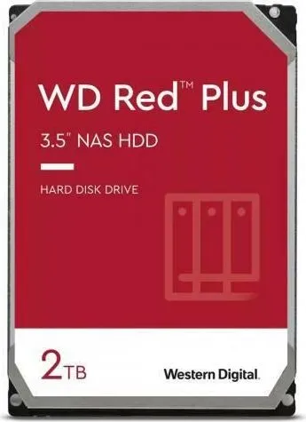 Hard disk WD Red Plus 2TB SATA-III 5400RPM 128MB