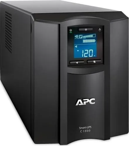 UPS APC Smart-UPS C 1000VA, 600W, LCD, Tower