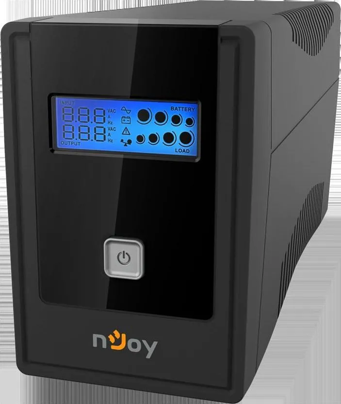 UPS nJoy Cadu 650, 650VA/360W, Afisaj LCD cu ecran tactil, 2 x prize Schuko